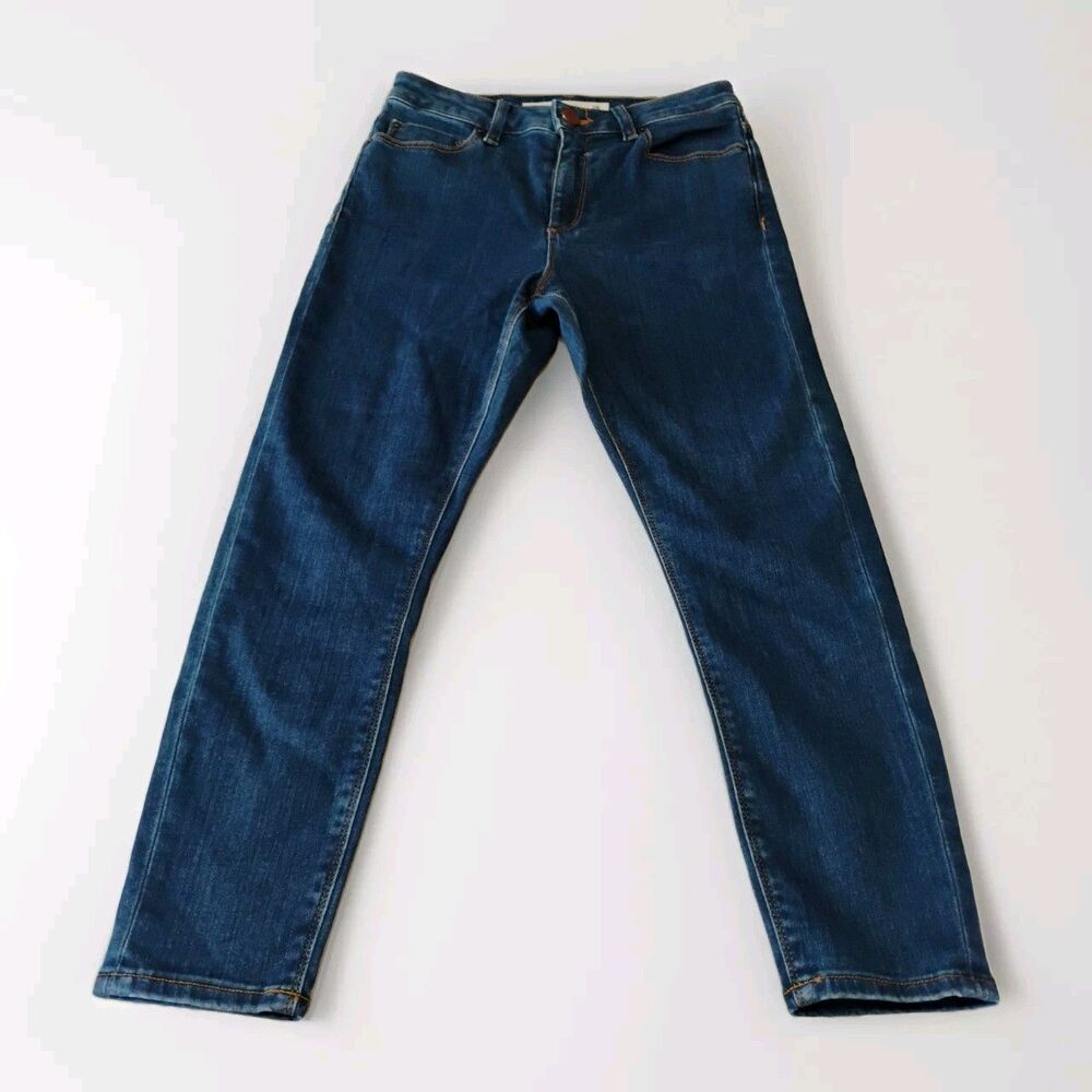 ASOS Women's High Rise Skinny Stretch Jeans Waist 26 / US 2 Blue Denim Ankle